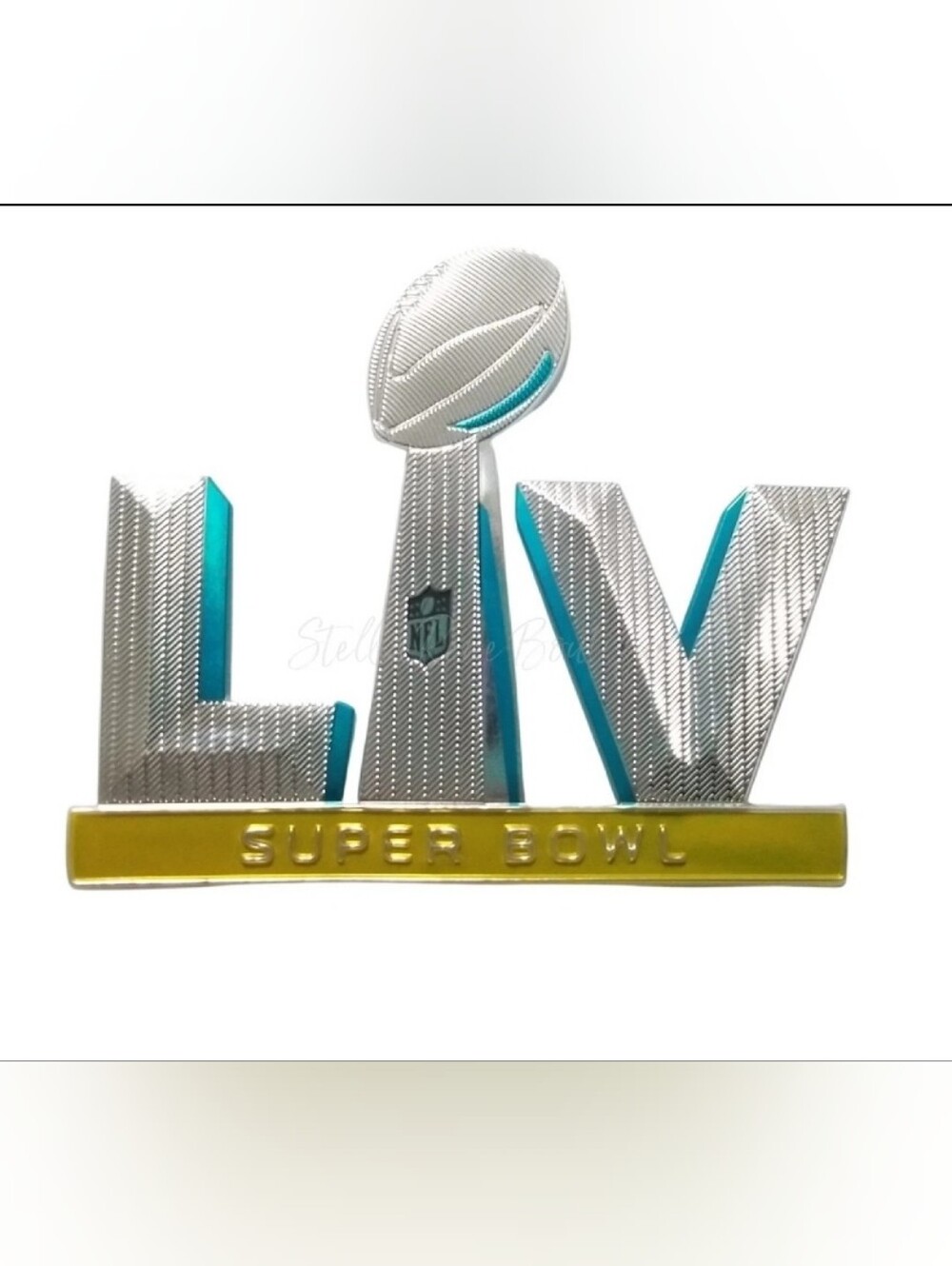 Super Bowl LV Plastic Iron On Patch